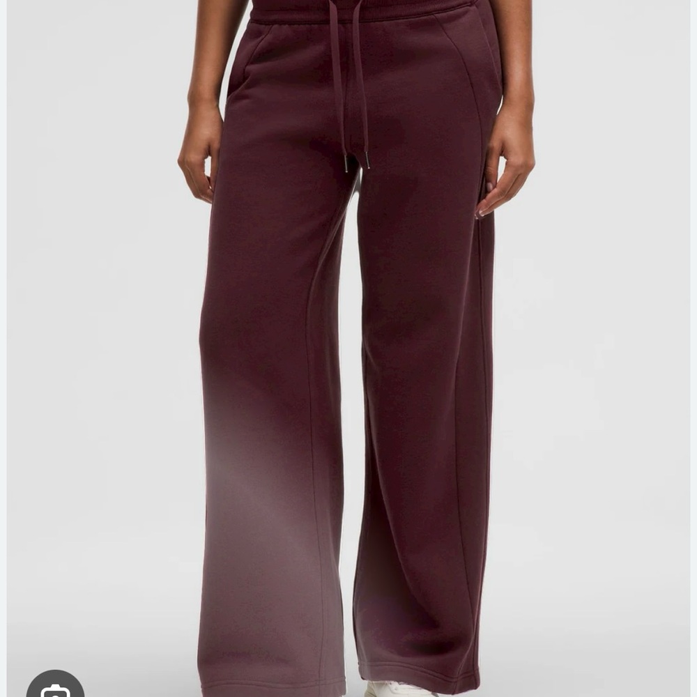 Women's Burgundy Sweatpants